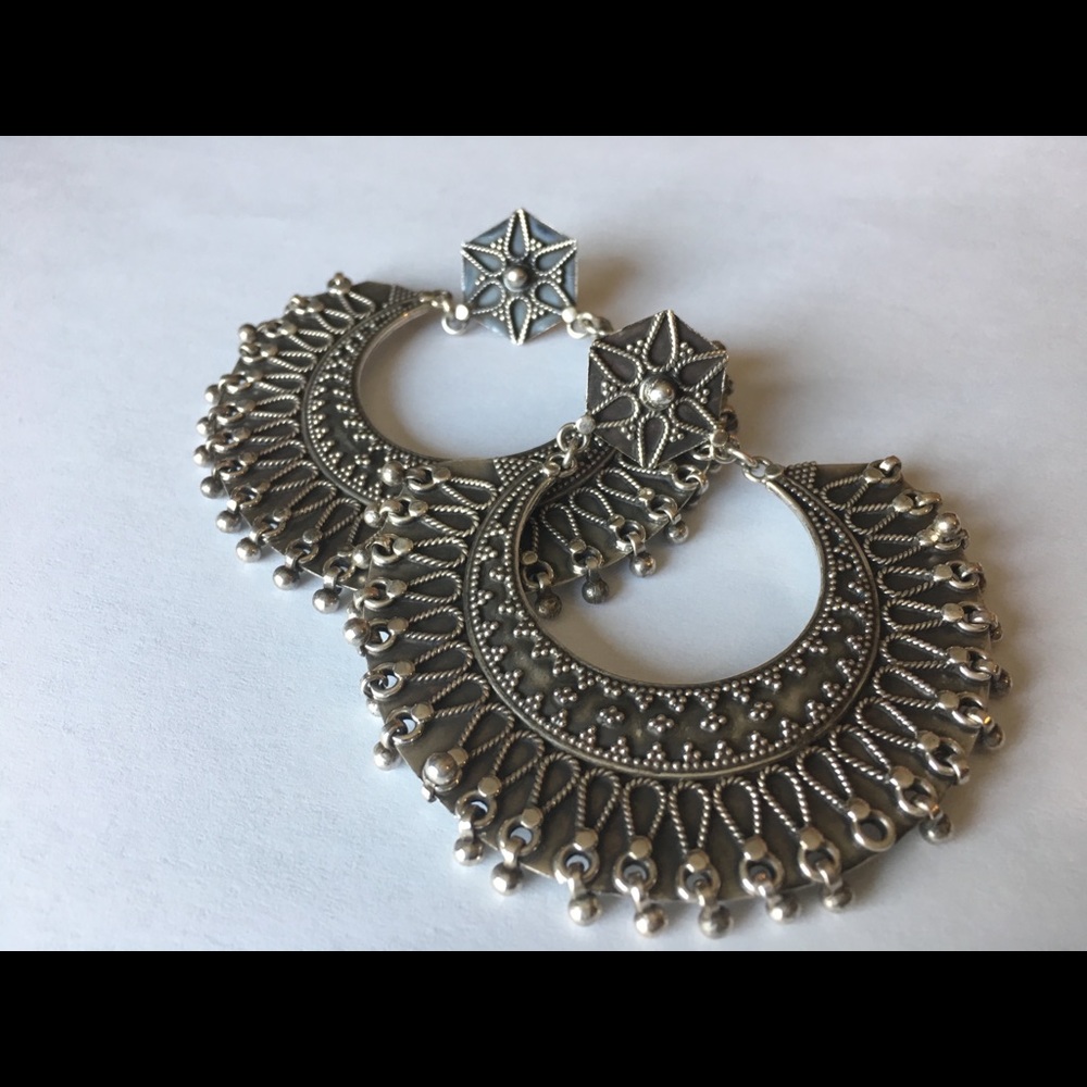 Handcrafted Sliver Earrings Brand new. - Picture 2 of 2